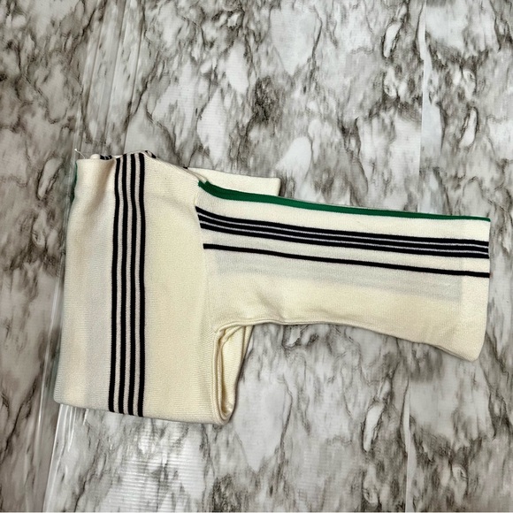 Vintage 1960 1970 Sears Acrylic Sweater Tunic Mini Dress Boat Neck Flair Sleeve - Picture 6 of 10